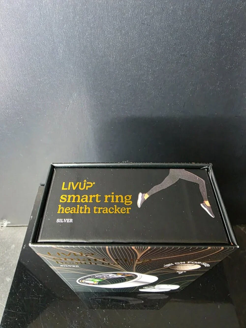 LIVV Smart Ring Health Tracker Silver Size 7 Fitness Sleep Monitor NEW
